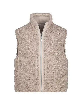 MONARI | Gilet reversibile effetto pelliccia | beige